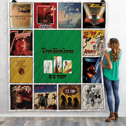 Zz Top Quilt Blanket 02 and Home Decor