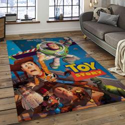 A Toy Story Characters Cartoon Movie Carpet Rectangle Area Rug For Living Room Bedroom Decor ATS20