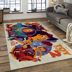 A Toy Story Characters Cartoon Movie Carpet Rectangle Area Rug For Living Room Bedroom Decor ATS28