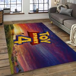 A Toy Story Characters Cartoon Movie Carpet Rectangle Area Rug For Living Room Bedroom Decor ATS31