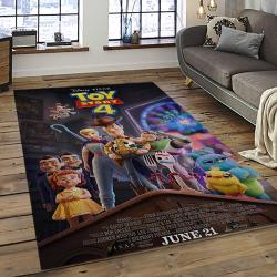 A Toy Story Characters Cartoon Movie Carpet Rectangle Area Rug For Living Room Bedroom Decor ATS33