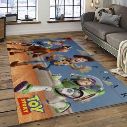 A Toy Story Characters Cartoon Movie Carpet Rectangle Area Rug For Living Room Bedroom Decor ATS38