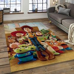 A Toy Story Characters Cartoon Movie Carpet Rectangle Area Rug For Living Room Bedroom Decor ATS39