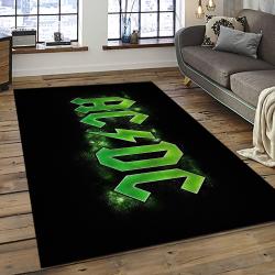 Band AC/DC Music Carpet Rectangle Area Rug For Living Room Bedroom Decor ACDC10