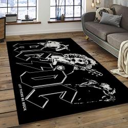 Band AC/DC Music Carpet Rectangle Area Rug For Living Room Bedroom Decor ACDC12