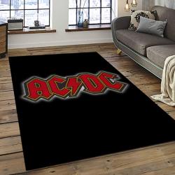 Band AC/DC Music Carpet Rectangle Area Rug For Living Room Bedroom Decor ACDC18