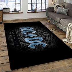 Band AC/DC Music Carpet Rectangle Area Rug For Living Room Bedroom Decor ACDC20