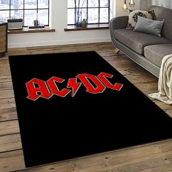 Band AC/DC Music Carpet Rectangle Area Rug For Living Room Bedroom Decor ACDC24