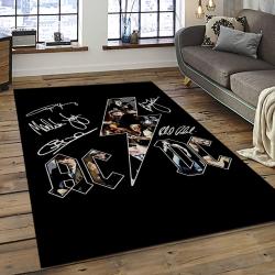 Band AC/DC Music Carpet Rectangle Area Rug For Living Room Bedroom Decor ACDC27