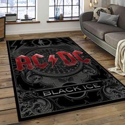 Band AC/DC Music Carpet Rectangle Area Rug For Living Room Bedroom Decor ACDC40