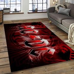 Band AC/DC Music Carpet Rectangle Area Rug For Living Room Bedroom Decor ACDC5