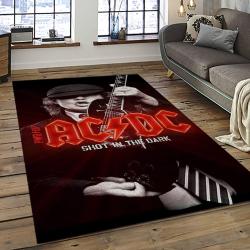 Band AC/DC Music Carpet Rectangle Area Rug For Living Room Bedroom Decor ACDC56