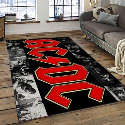Band AC/DC Music Carpet Rectangle Area Rug For Living Room Bedroom Decor ACDC7