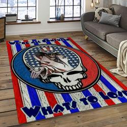 Band Grateful Dead Music Carpet Rectangle Area Rug For Living Room Bedroom Decor GRD03