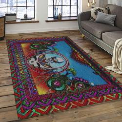 Band Grateful Dead Music Carpet Rectangle Area Rug For Living Room Bedroom Decor GRD05