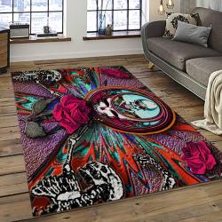 Band Grateful Dead Music Carpet Rectangle Area Rug For Living Room Bedroom Decor GRD10