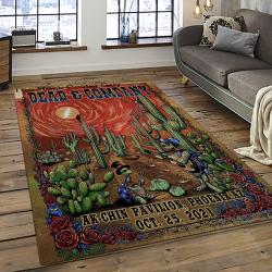 Band Grateful Dead Music Carpet Rectangle Area Rug For Living Room Bedroom Decor GRD16