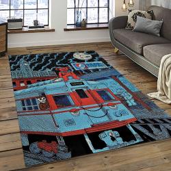 Band Grateful Dead Music Carpet Rectangle Area Rug For Living Room Bedroom Decor GRD18