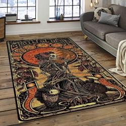 Band Grateful Dead Music Carpet Rectangle Area Rug For Living Room Bedroom Decor GRD19