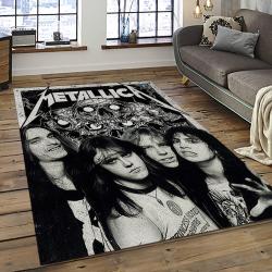 Band Metallica Music Carpet Rectangle Area Rug For Living Room Bedroom Decor MA05