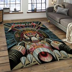 Band Metallica Music Carpet Rectangle Area Rug For Living Room Bedroom Decor MA06