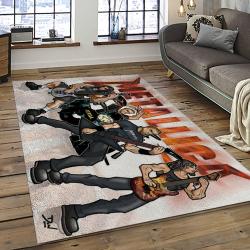 Band Metallica Music Carpet Rectangle Area Rug For Living Room Bedroom Decor MA16