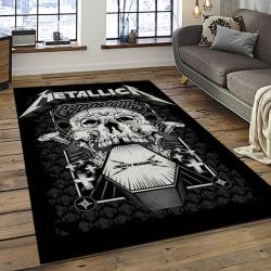 Band Metallica Music Carpet Rectangle Area Rug For Living Room Bedroom Decor MA26
