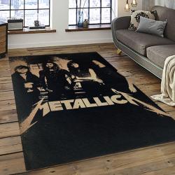 Band Metallica Music Carpet Rectangle Area Rug For Living Room Bedroom Decor MA28