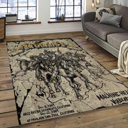 Band Metallica Music Carpet Rectangle Area Rug For Living Room Bedroom Decor MA29