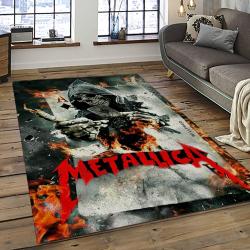 Band Metallica Music Carpet Rectangle Area Rug For Living Room Bedroom Decor MA31
