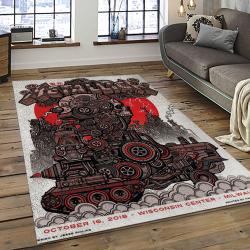 Band Metallica Music Carpet Rectangle Area Rug For Living Room Bedroom Decor MA35