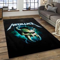 Band Metallica Music Carpet Rectangle Area Rug For Living Room Bedroom Decor MA56