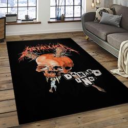 Band Metallica Music Carpet Rectangle Area Rug For Living Room Bedroom Decor MA57