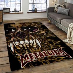 Band Metallica Music Carpet Rectangle Area Rug For Living Room Bedroom Decor MA60