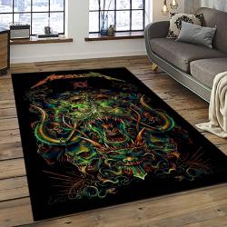Band Metallica Music Carpet Rectangle Area Rug For Living Room Bedroom Decor MA61
