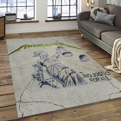 Band Metallica Music Carpet Rectangle Area Rug For Living Room Bedroom Decor MA65