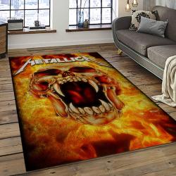 Band Metallica Music Carpet Rectangle Area Rug For Living Room Bedroom Decor MA70