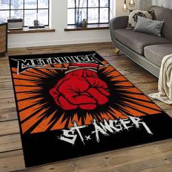 Band Metallica Music Carpet Rectangle Area Rug For Living Room Bedroom Decor MA83