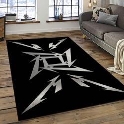 Band Metallica Music Carpet Rectangle Area Rug For Living Room Bedroom Decor MA92