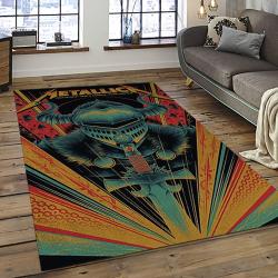 Band Metallica Music Carpet Rectangle Area Rug For Living Room Bedroom Decor MA96