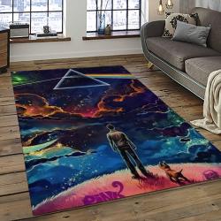 Band Pink Floyd Music Carpet Rectangle Area Rug For Living Room Bedroom Decor PFO13