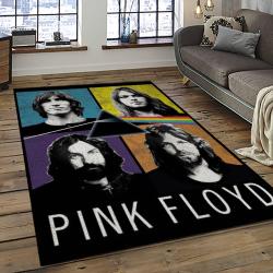 Band Pink Floyd Music Carpet Rectangle Area Rug For Living Room Bedroom Decor PFO15