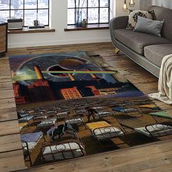 Band Pink Floyd Music Carpet Rectangle Area Rug For Living Room Bedroom Decor PFO16