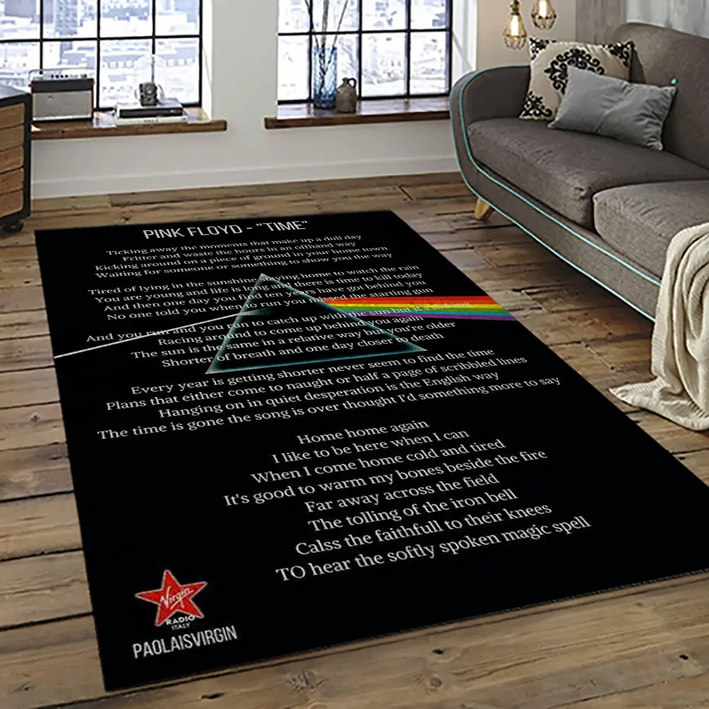 Band Pink Floyd Music Carpet Rectangle Area Rug For Living Room Bedroom Decor PFO25