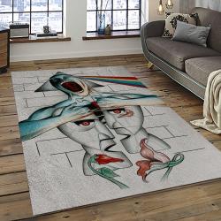 Band Pink Floyd Music Carpet Rectangle Area Rug For Living Room Bedroom Decor PFO38