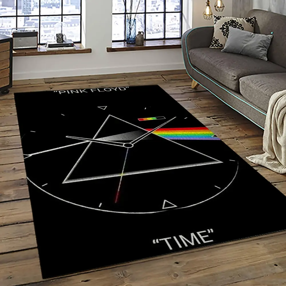 Band Pink Floyd Music Carpet Rectangle Area Rug For Living Room Bedroom Decor PFO45