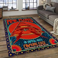 Band Pink Floyd Music Carpet Rectangle Area Rug For Living Room Bedroom Decor PFO47