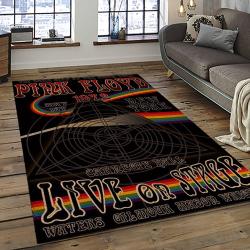 Band Pink Floyd Music Carpet Rectangle Area Rug For Living Room Bedroom Decor PFO48