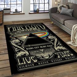 Band Pink Floyd Music Carpet Rectangle Area Rug For Living Room Bedroom Decor PFO49