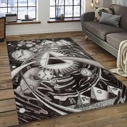 Band Pink Floyd Music Carpet Rectangle Area Rug For Living Room Bedroom Decor PFO51
